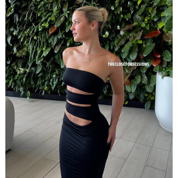 ZARA BLOGGER FAVE!!! Fitted Midi Dress NWT LAST ONE!!! - Picture 6 of 16